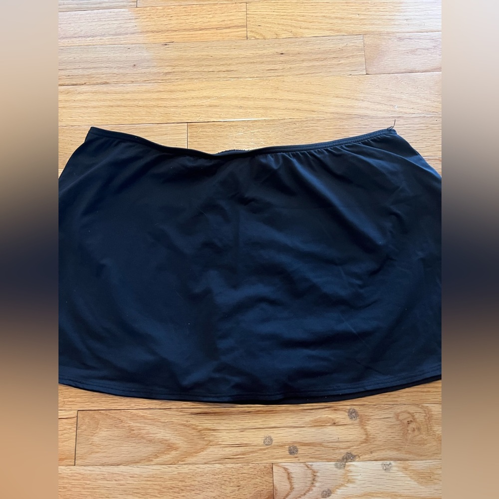 Black Swim Skirt Bottoms